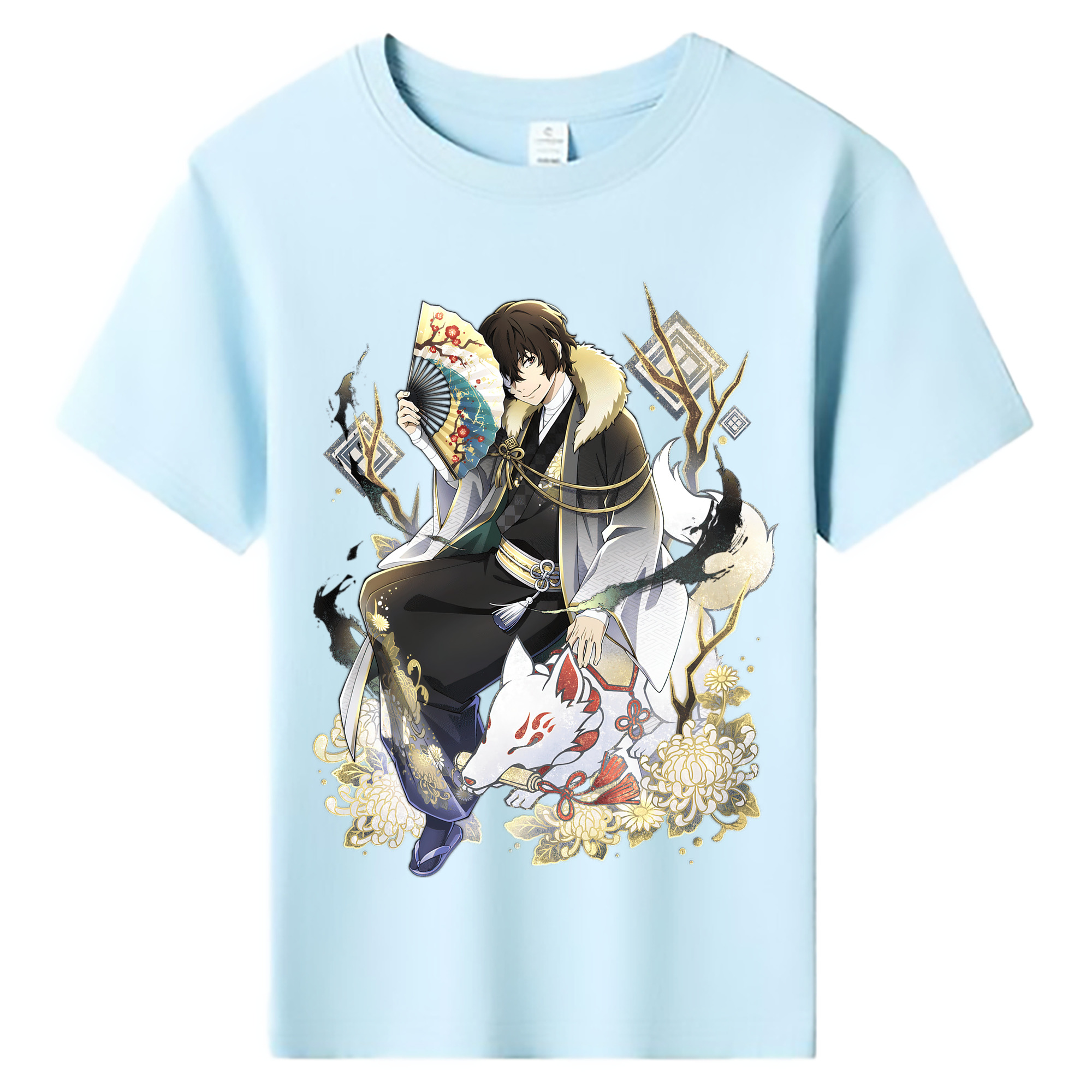 （画像用） 文豪ストレイドッグス Bungo Stray Dogs 綿100％キッズTシャツ（フロントプリント）
